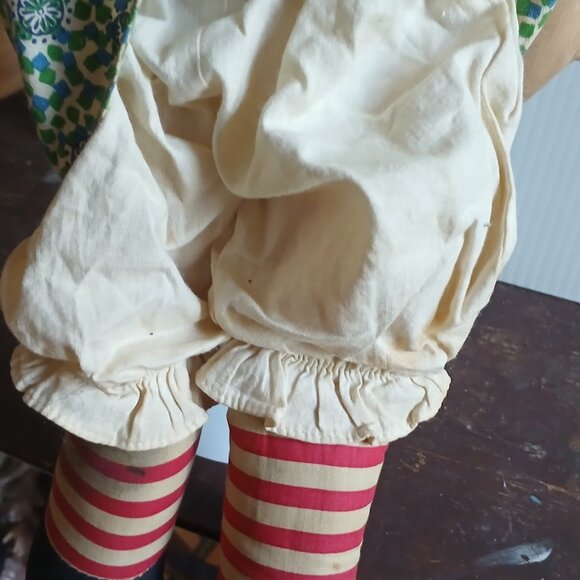 Vintage Raggedy Ann Doll, Vintage Raggedy Ann, Americana, Folk Rag Doll - Picture 5 of 10